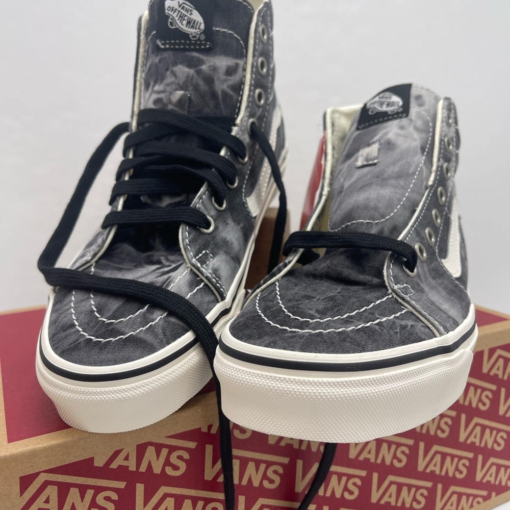Vans Men’s Sk8-Hi Tapered (Denim Destroy)Black/ Marshmallow Sneakers
VN0A4U169FL - Picture 5 of 16